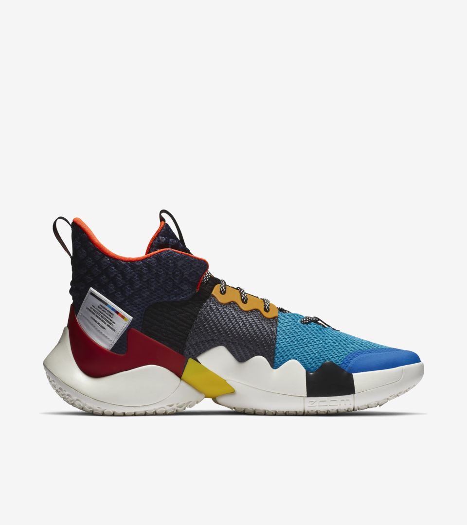 Jordan Why Not Zer0.2 PF 'Multicolor & Sail & Total Crimson' Release Date Jordan Why Not Zer0.2 PF 'Multicolor & Sail & Total Crimson' Release Date