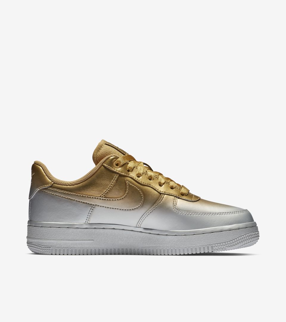 Women's Air Force 1 'Metallic Gold & Metallic Platinum' Release Date Women's Air Force 1 'Metallic Gold & Metallic Platinum' Release Date