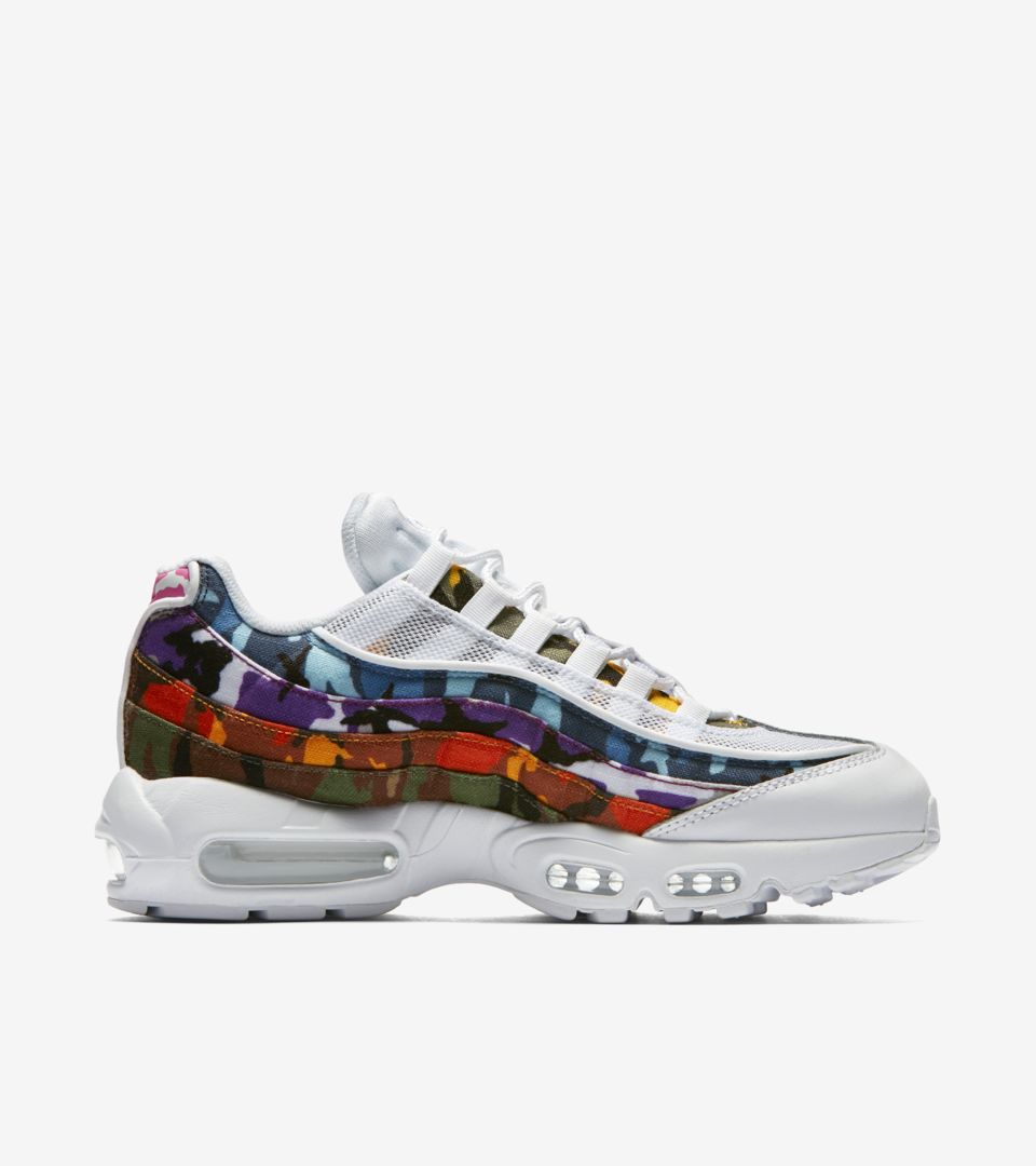 Nike Air Max 95 OG MC SP 'White & Multi-Colour' Release ... Nike Air Max 95 OG MC SP 'White & Multi-Colour' Release ...