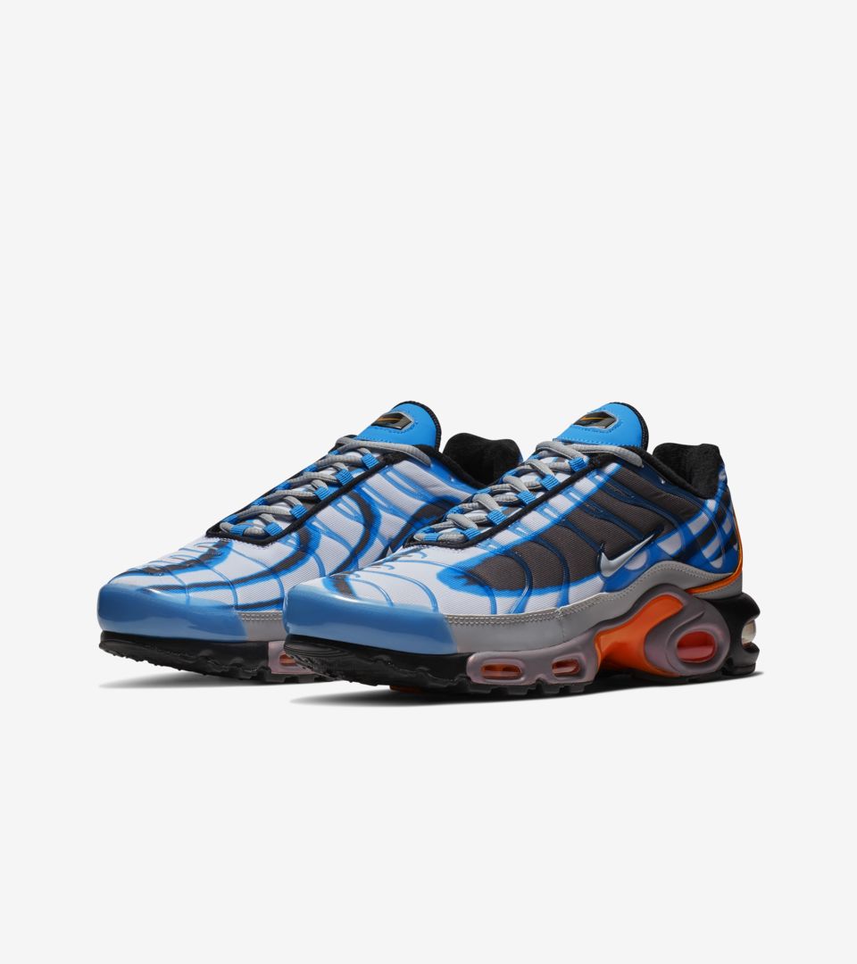 Air Max Plus Premium 'Photo Blue & Orange Peel & Wolf Grey' Release Date Air Max Plus Premium 'Photo Blue & Orange Peel & Wolf Grey' Release Date
