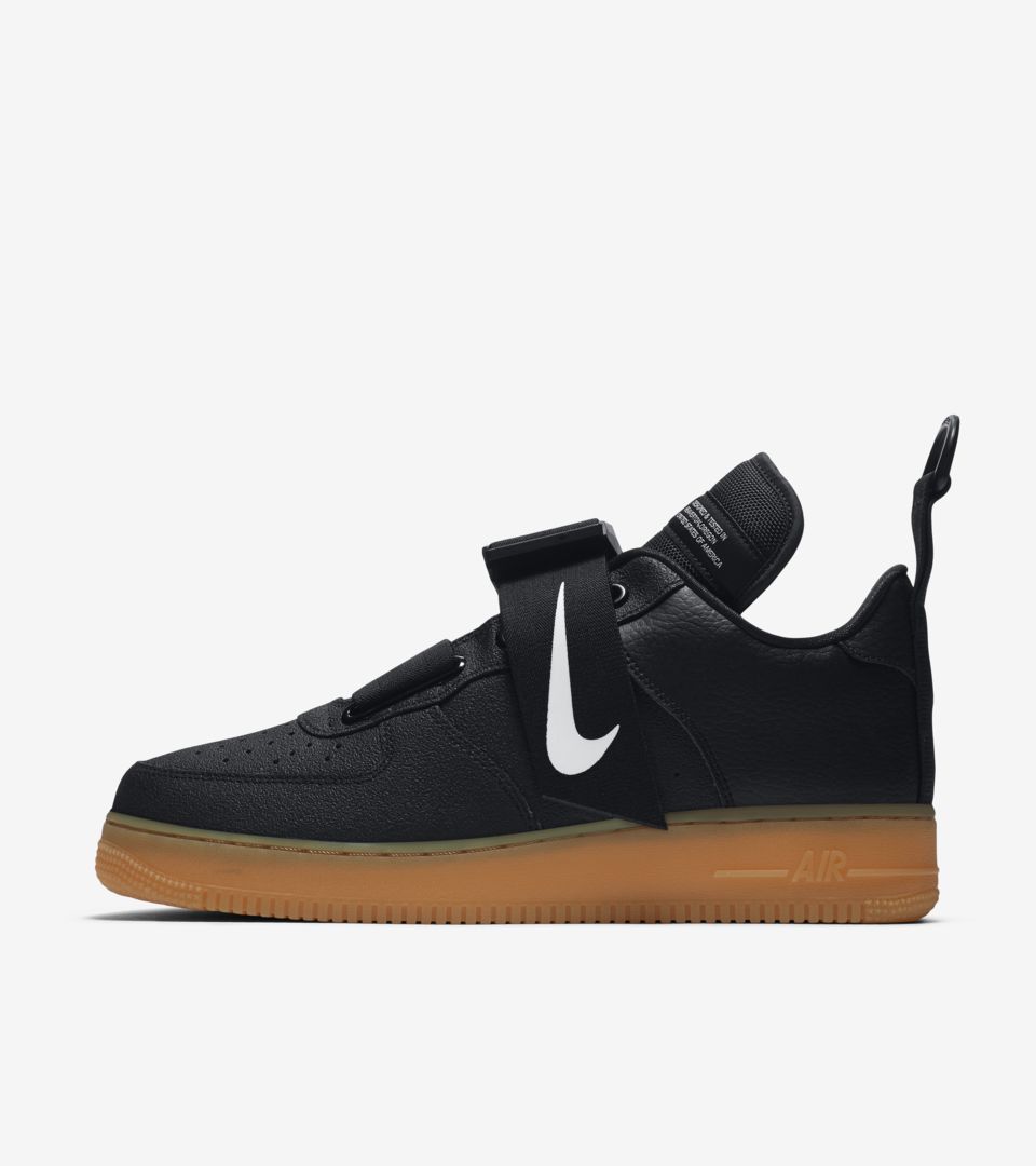 NIke Air Force 1 Utility 'Black & Gum Medium Brown' Release Date NIke Air Force 1 Utility 'Black & Gum Medium Brown' Release Date