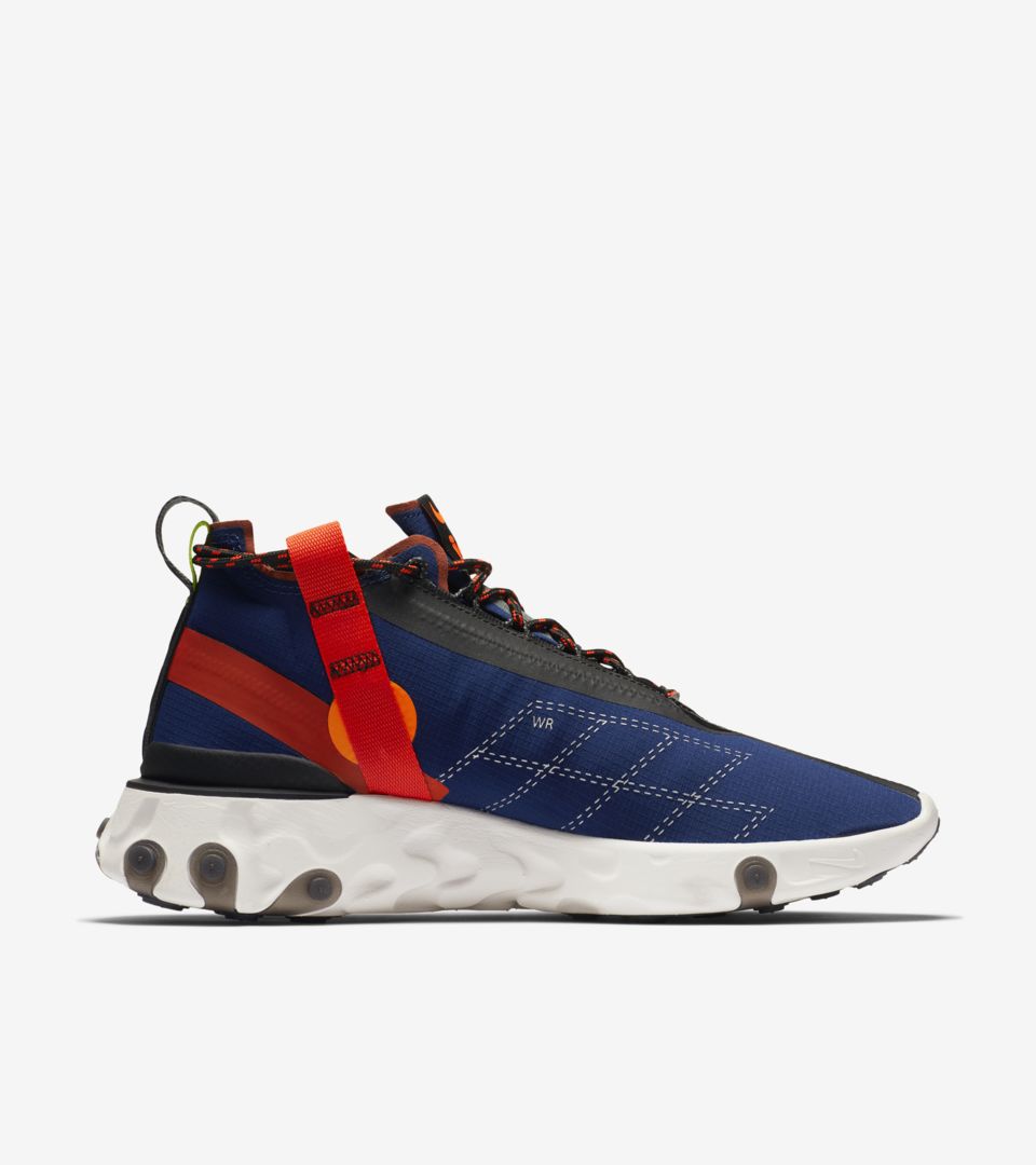nike react runner mid wr ispa blue