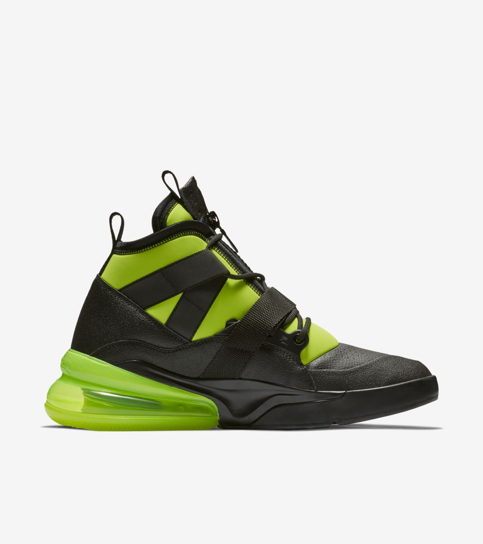 Nike Air Force 270 Utility 'Black & Volt' Release Date Nike Air Force 270 Utility 'Black & Volt' Release Date