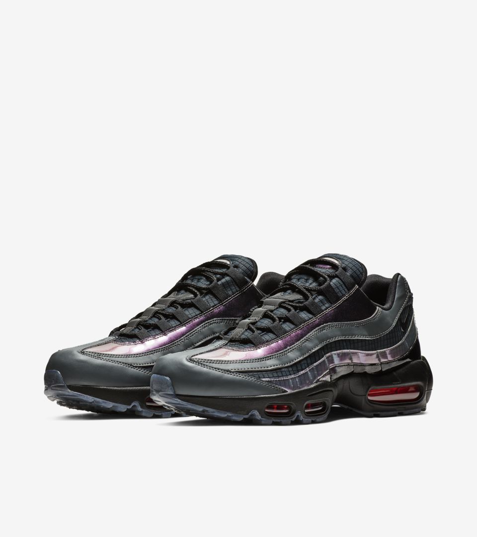 Nike Air Max 95 'Black & Dark Grey & Ember Glow' Release Date Nike Air Max 95 'Black & Dark Grey & Ember Glow' Release Date