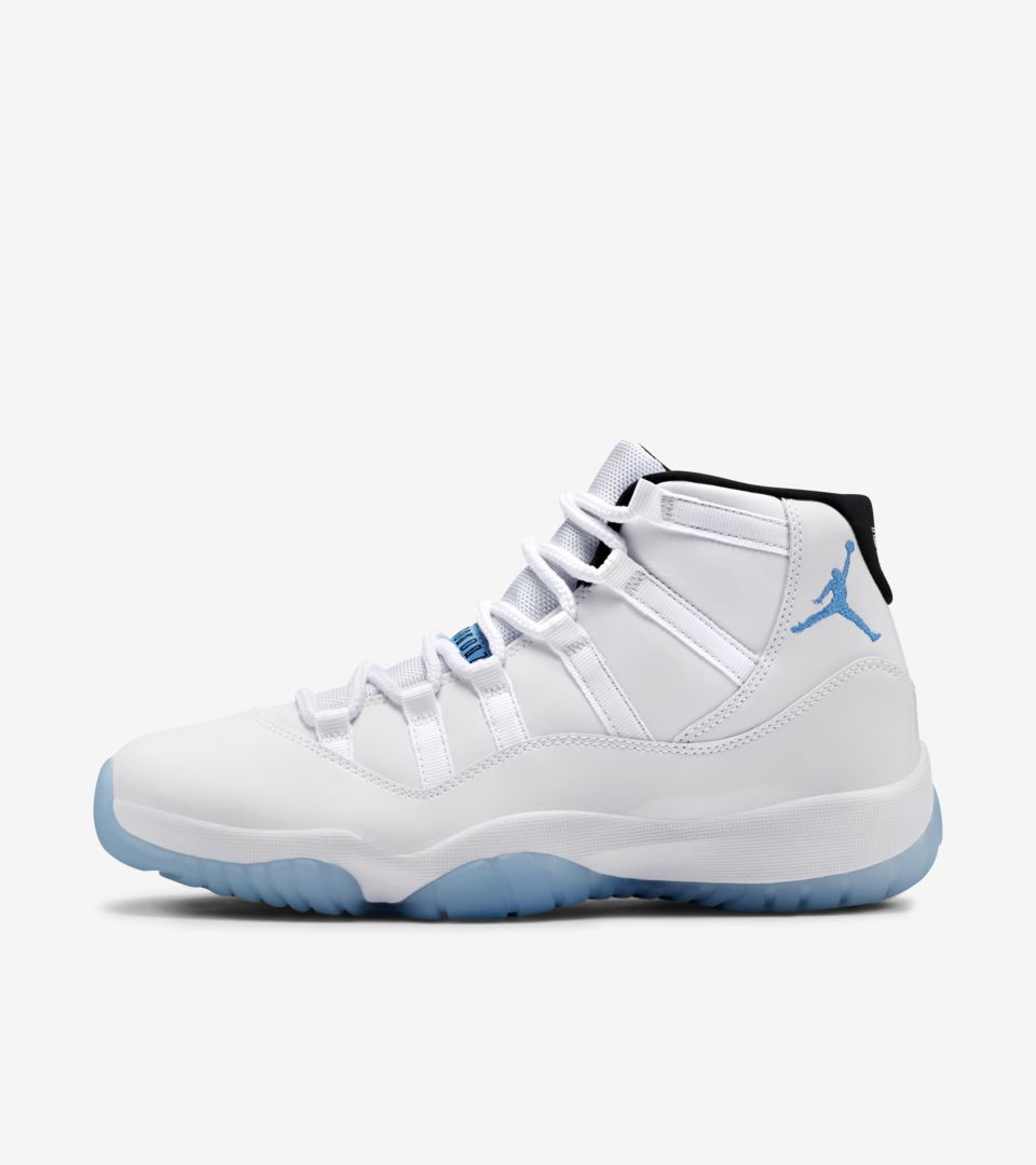 jordan 11 all white with baby blue