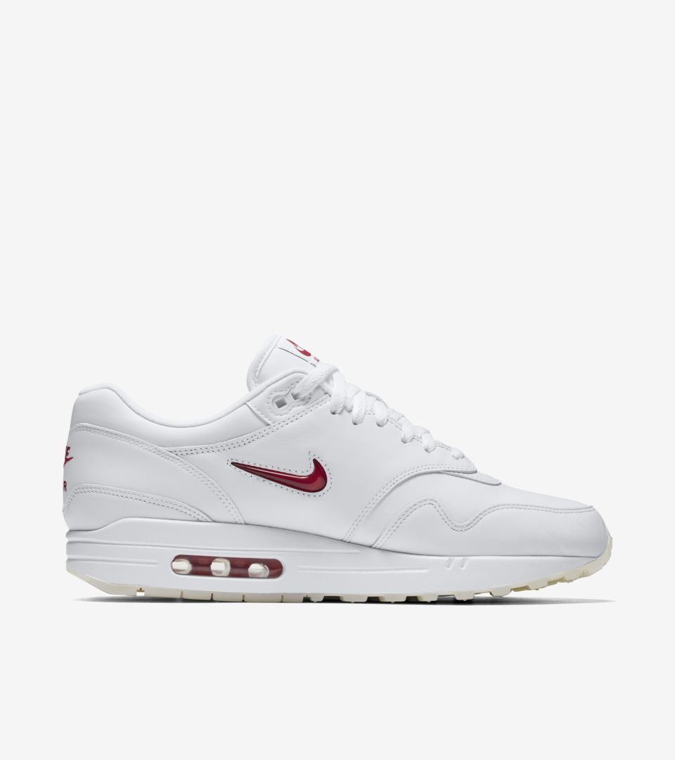 Air Max 1 Premium Jewel 'White & University Red' Release Date. Nike ... ... AIR MAX 1 PREMIUM ...