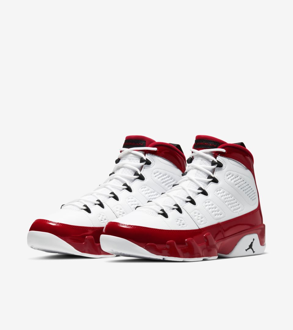 red and white jordans