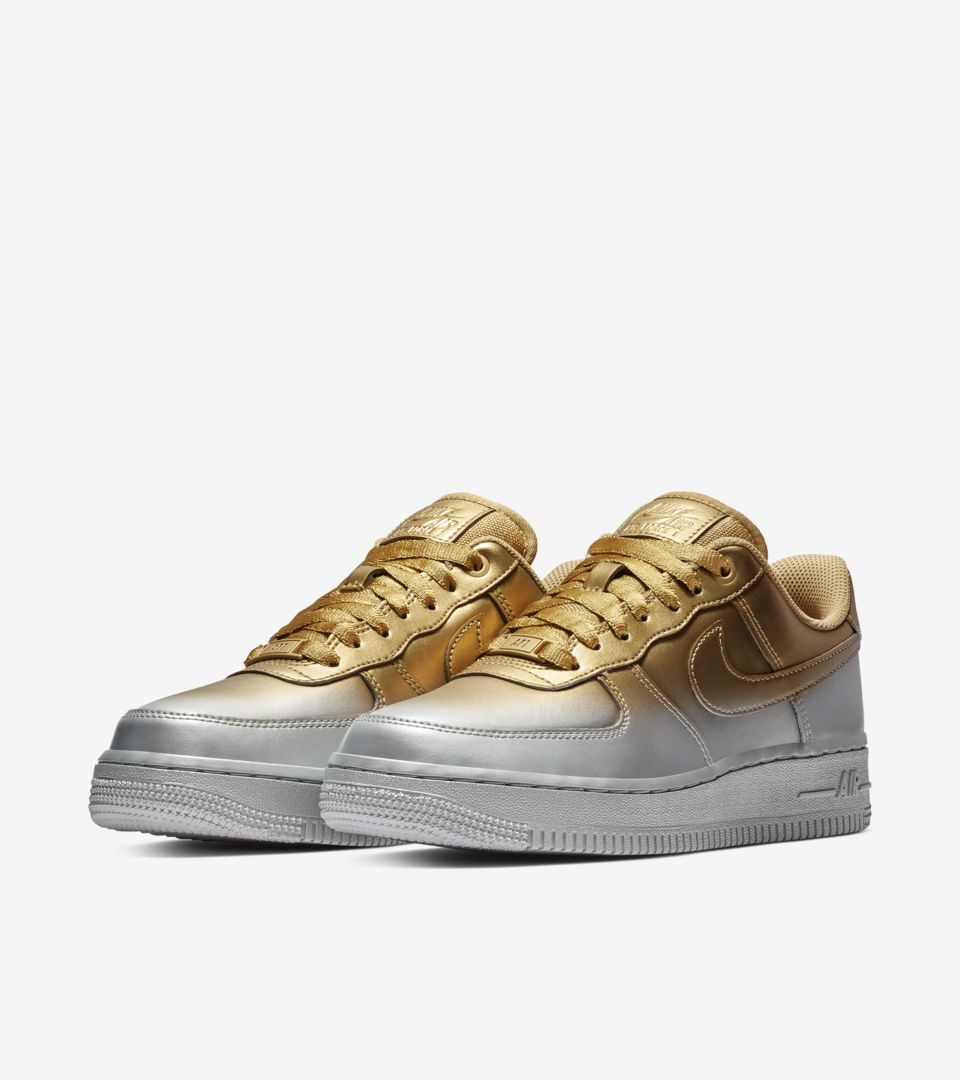 Women's Air Force 1 'Metallic Gold & Metallic Platinum' Release Date Women's Air Force 1 'Metallic Gold & Metallic Platinum' Release Date