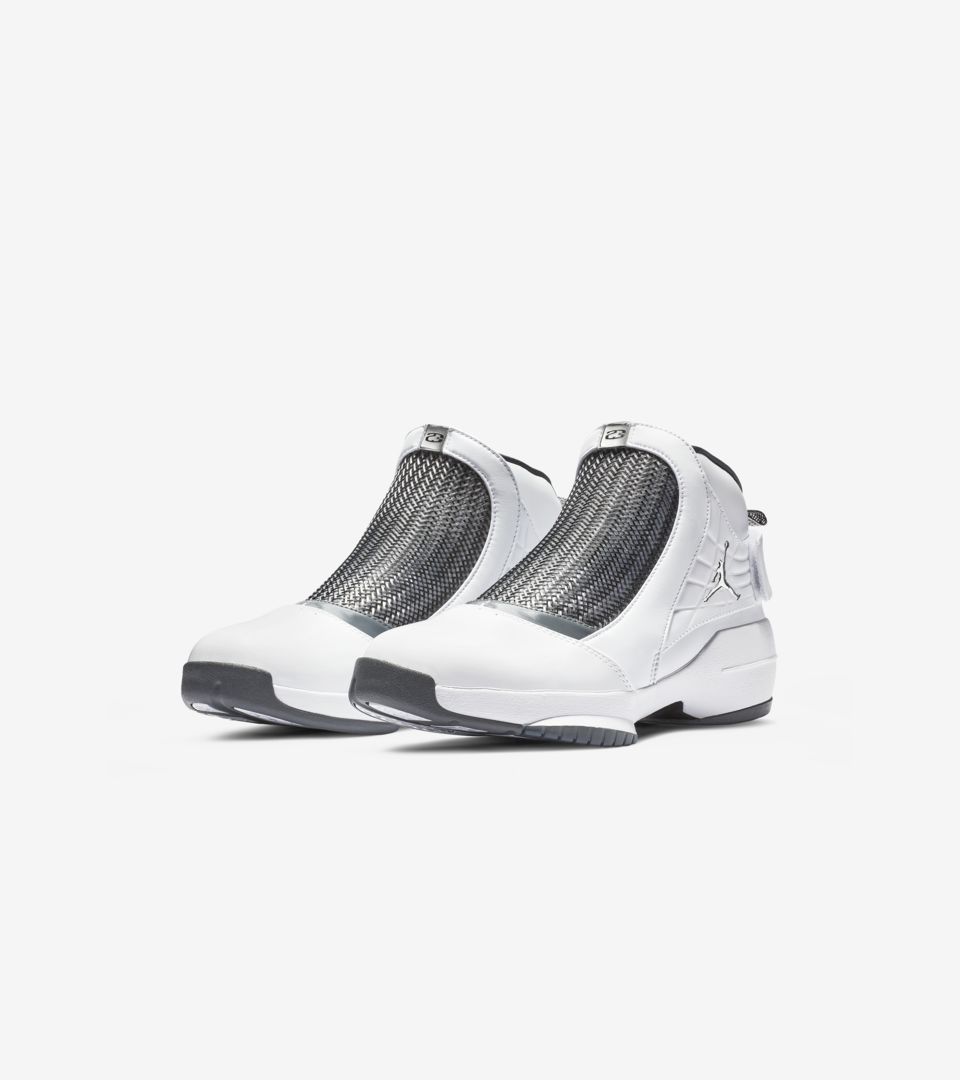 Air Jordan 19 'Flint Grey & White & Chrome' Release Date Air Jordan 19 'Flint Grey & White & Chrome' Release Date
