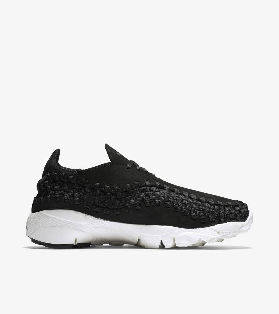 Nike Air Footscape Woven 'Black & Sail'. Nike⁠+ SNKRS