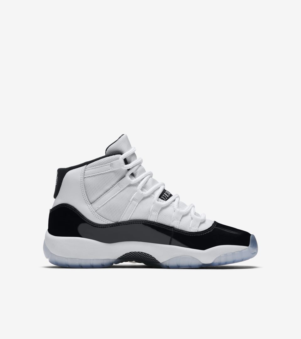 Air Jordan 11 Concord BG 'White & Black' 发布日期 Air Jordan 11 Concord BG 'White & Black' 发布日期