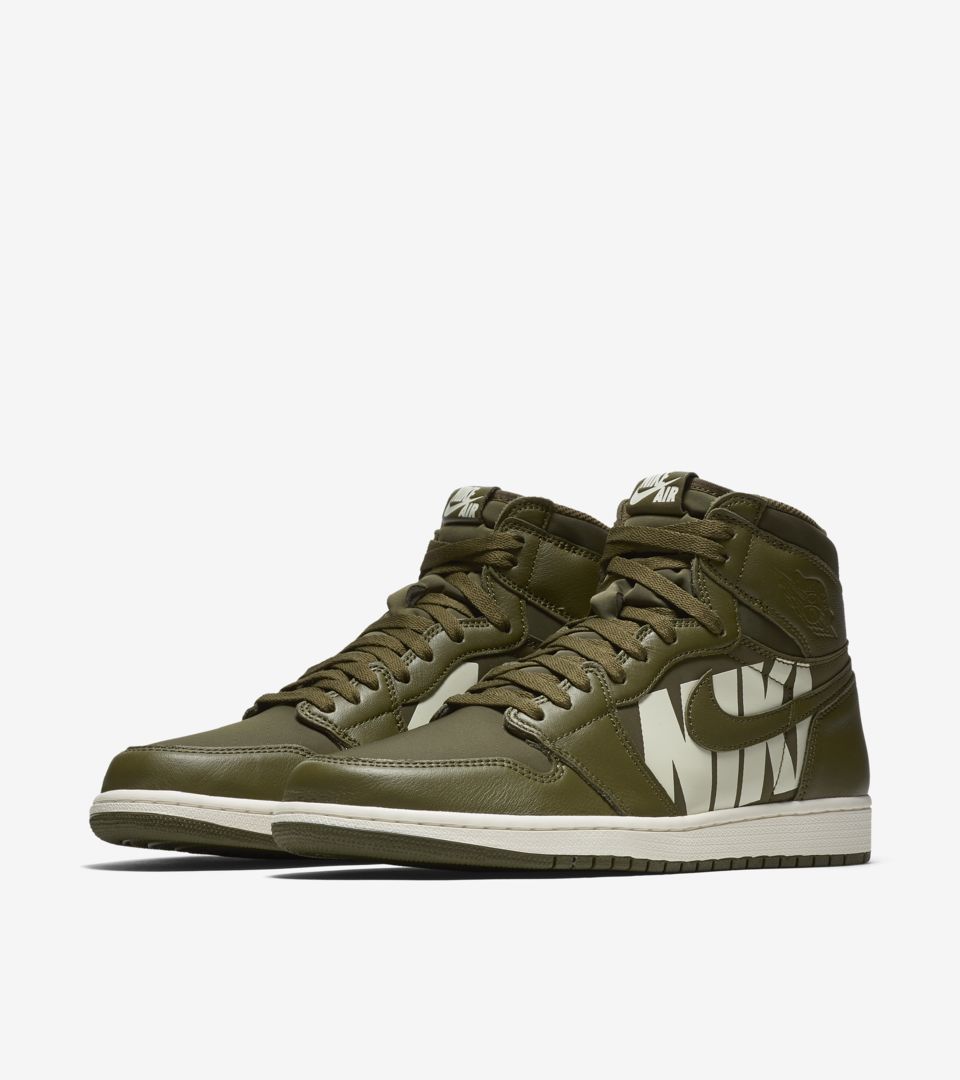 Air Jordan 1 'Olive Canvas & Sail' Release Date Air Jordan 1 'Olive Canvas & Sail' Release Date