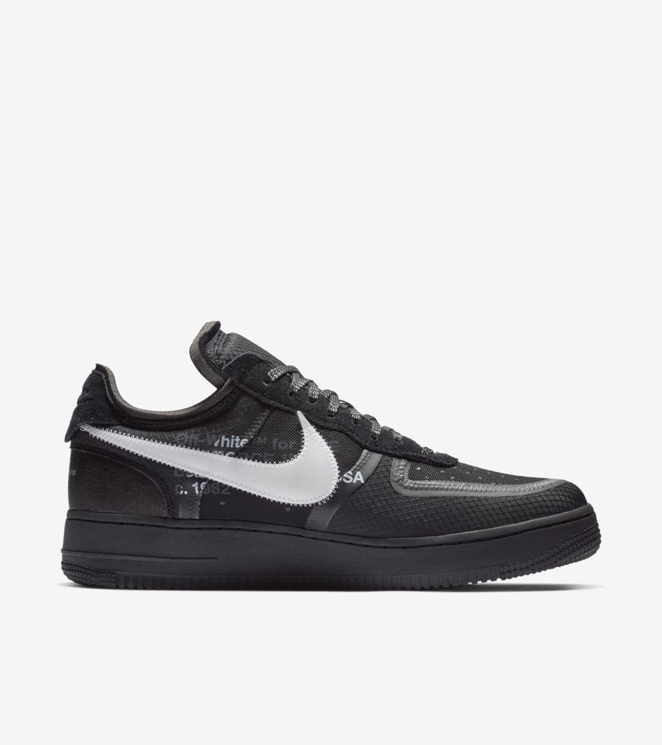 nike公式 the 10 ナイキ エア フォース 1 low black and cone and