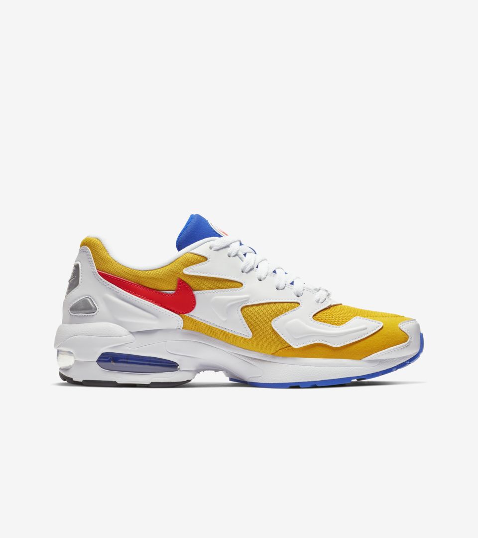 Nike Air Max2 Light 'University Gold & Racer Blue & Flash Crimson' Release Date Nike Air Max2 Light 'University Gold & Racer Blue & Flash Crimson' Release Date