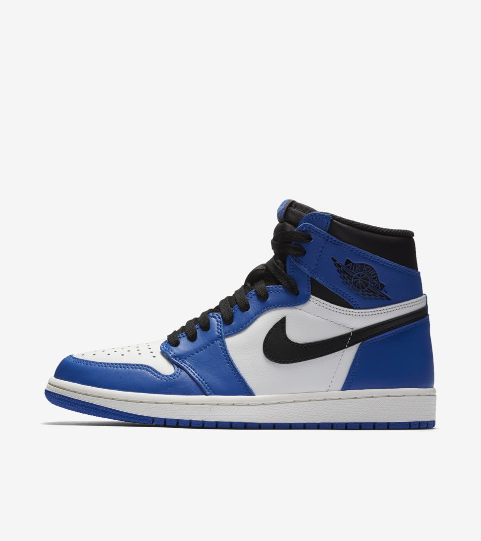 blue black and white jordan 1