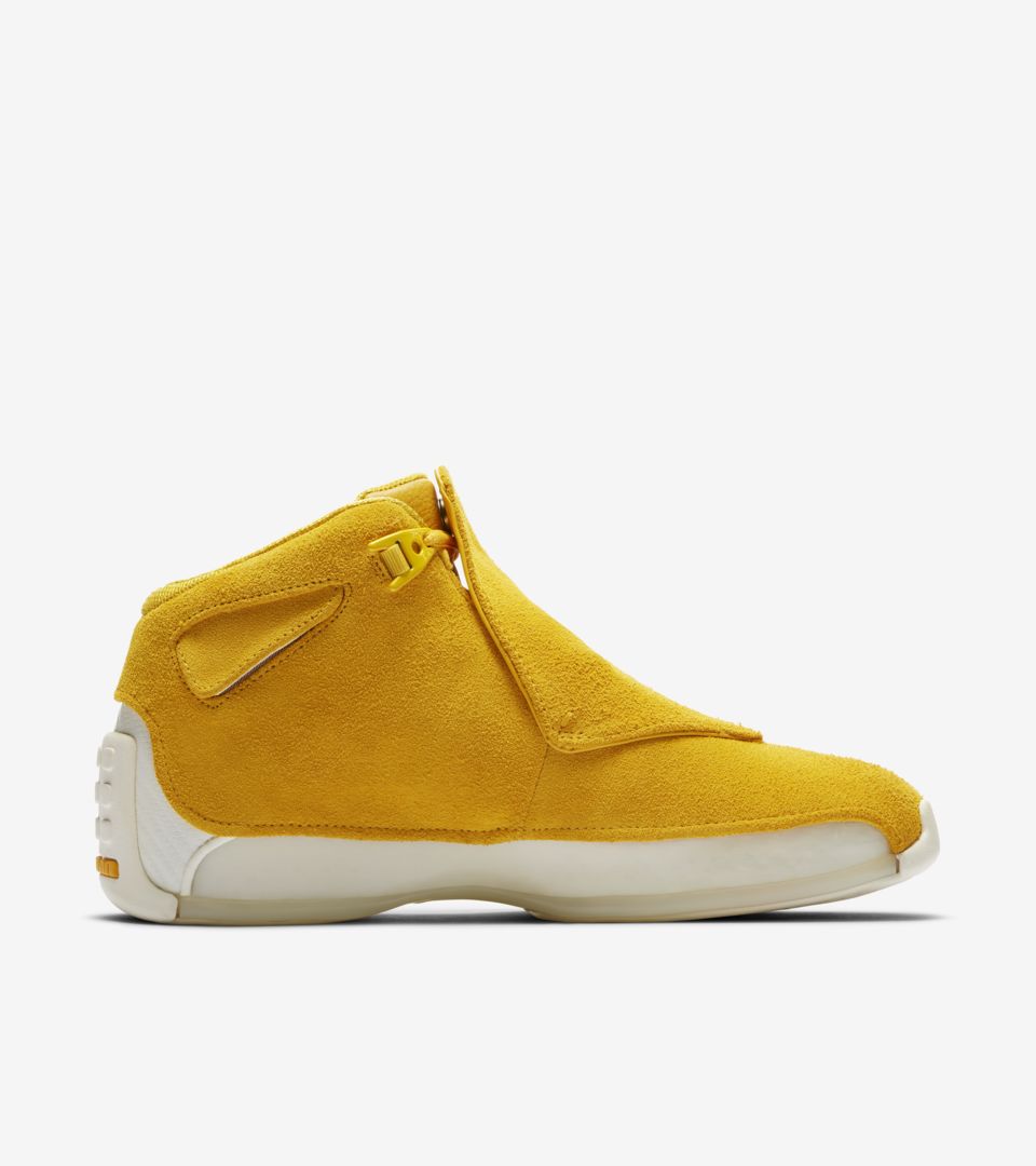 Air Jordan 18 'Yellow Ochre & Sail' Release Date Air Jordan 18 'Yellow Ochre & Sail' Release Date