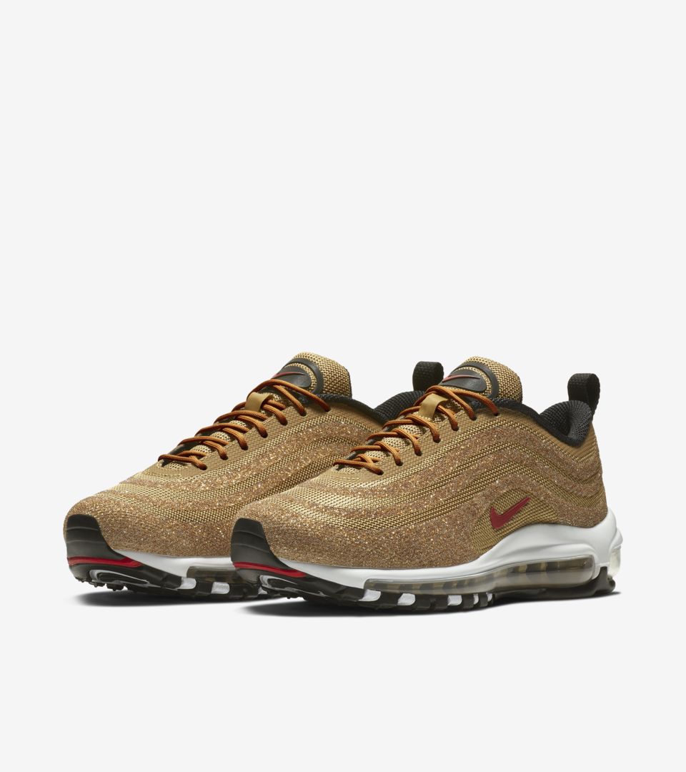 Women's Nike Air Max 97 'Gold Swarovski Crystal' Release Date Women's Nike Air Max 97 'Gold Swarovski Crystal' Release Date