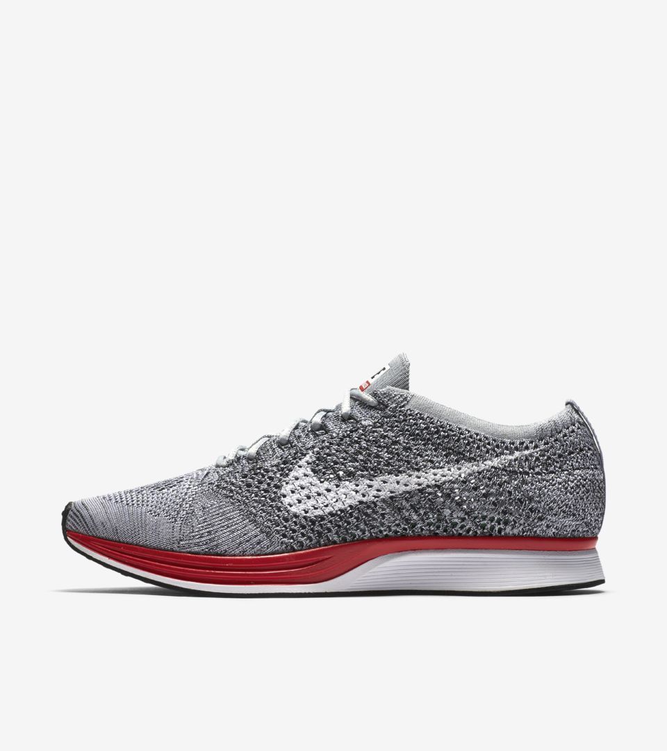 nike flyknit racer dark grey