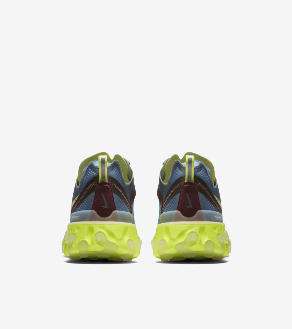 Nike React Element 87 Undercover 'Lakeside & Electric Yellow' Release Date Nike React Element 87 Undercover 'Lakeside & Electric Yellow' Release Date