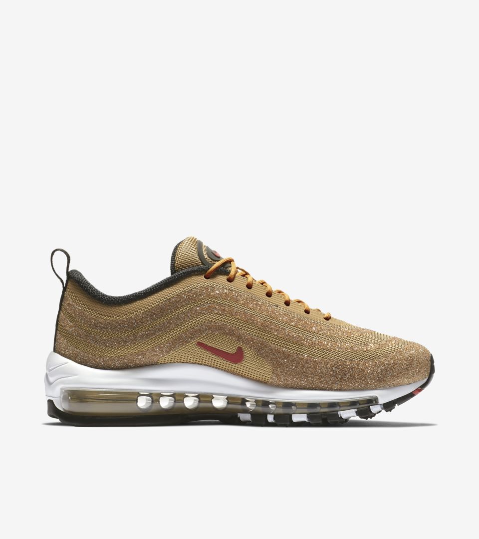 Women's Nike Air Max 97 'Gold Swarovski Crystal' Release Date Women's Nike Air Max 97 'Gold Swarovski Crystal' Release Date