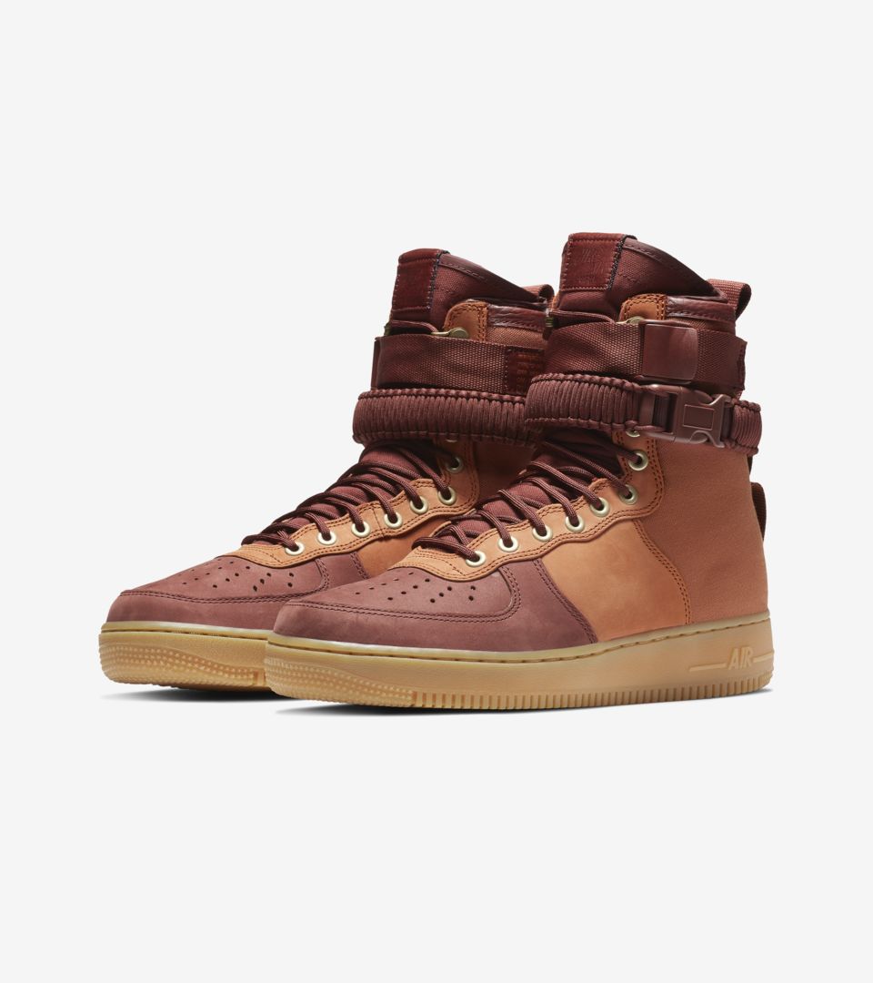 Nike SF Air Force 1 Premium 'Dark Russet & Gum Light Brown & Pueblo Brown' Release Date Nike SF Air Force 1 Premium 'Dark Russet & Gum Light Brown & Pueblo Brown' Release Date