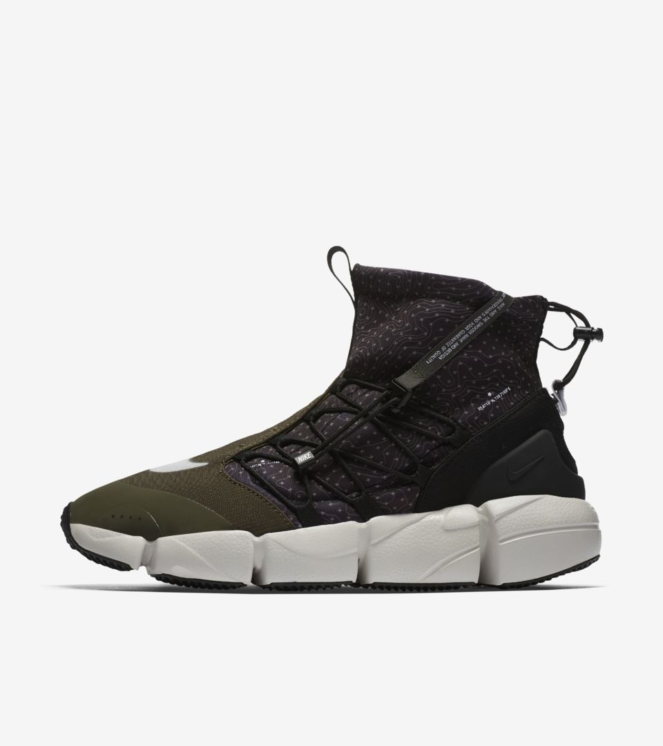 Nike Air Footscape Mid Utility 'Black & Cargo Khaki' Release ... Nike Air Footscape Mid Utility 'Black & Cargo Khaki' Release ...
