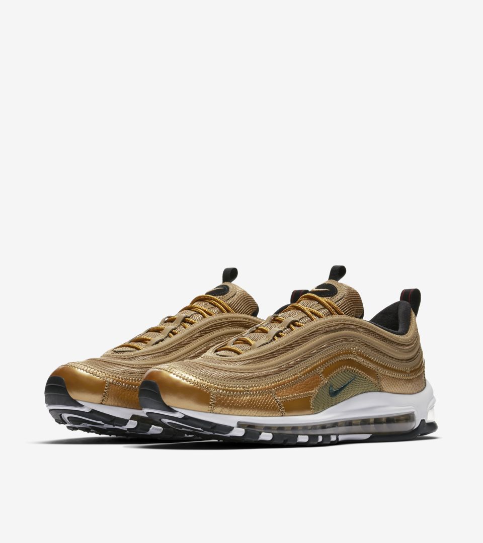 Nike Air Max 97 CR7 'Golden Patchwork' Release Date. Nike⁠+ Launch GB