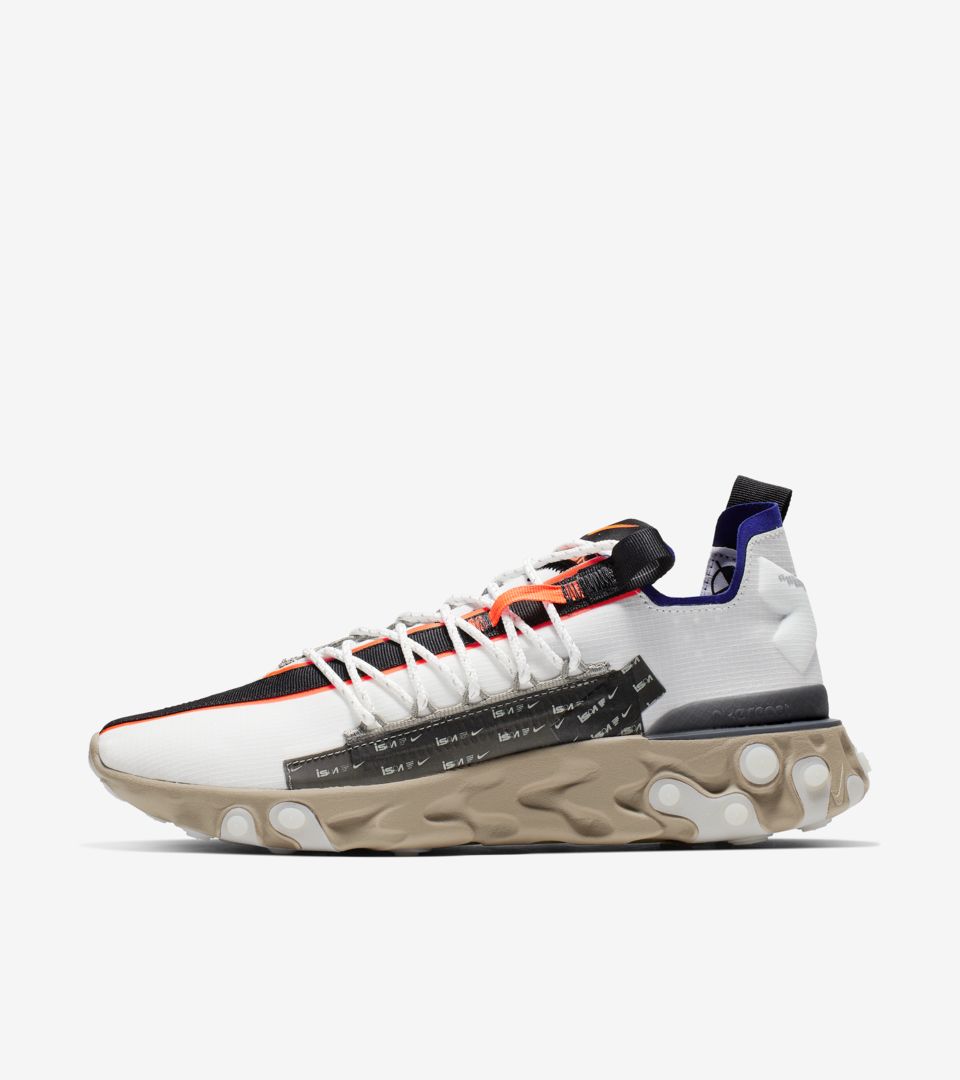 nike ispa react low black