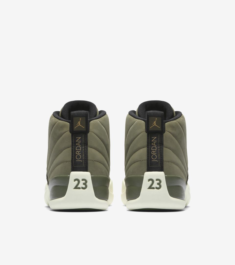 Air Jordan 12 Retro 'Olive Canvas & Metallic Gold' Release Date Air Jordan 12 Retro 'Olive Canvas & Metallic Gold' Release Date
