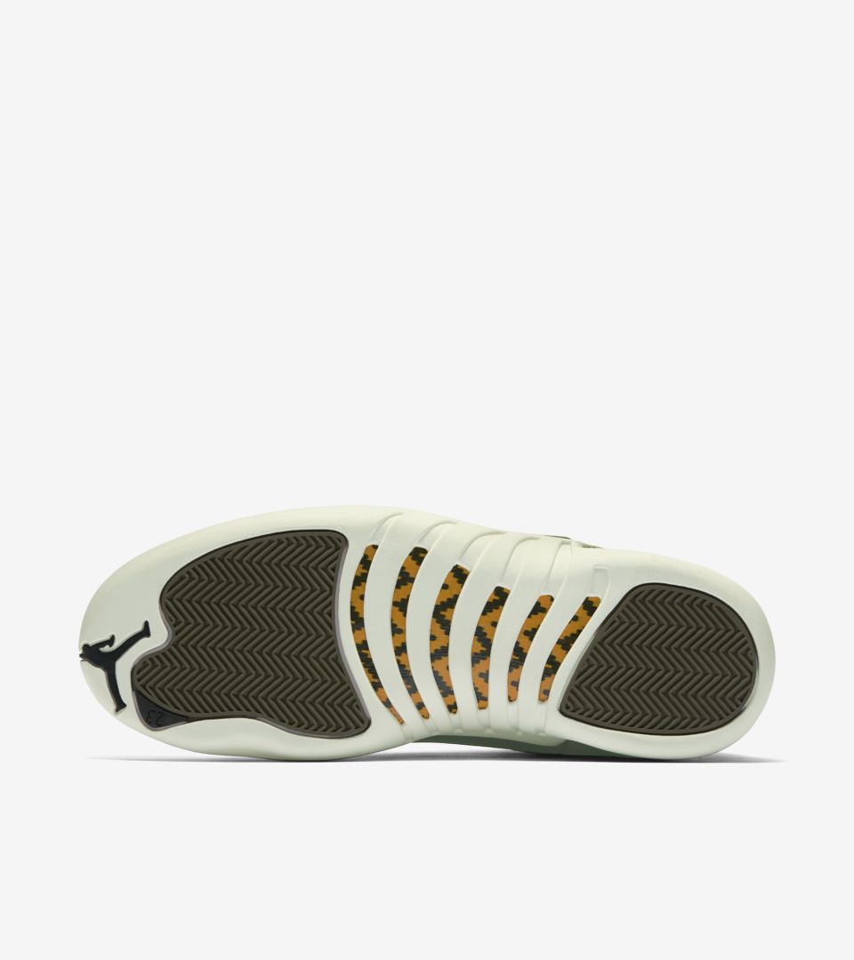 Air Jordan 12 Retro 'Olive Canvas & Metallic Gold' Release Date Air Jordan 12 Retro 'Olive Canvas & Metallic Gold' Release Date