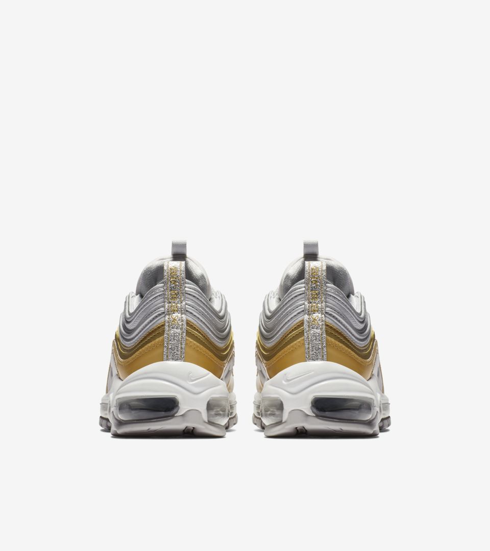 Women's Air Max 97 'Vast Grey & Metallic Gold & Metallic Silver' Release Date Women's Air Max 97 'Vast Grey & Metallic Gold & Metallic Silver' Release Date
