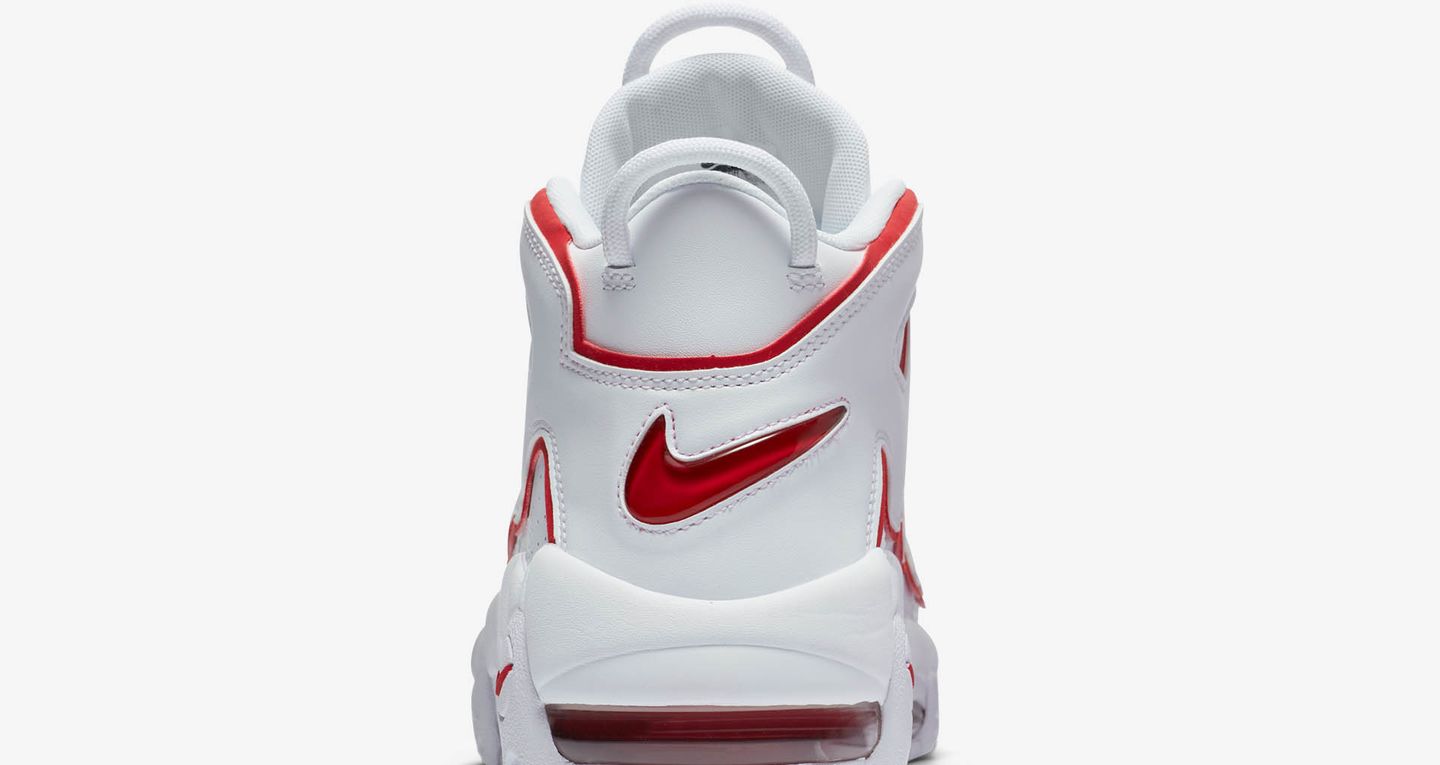 Nike Air More Uptempo White Varsity Red Release Date Nike Snkrs