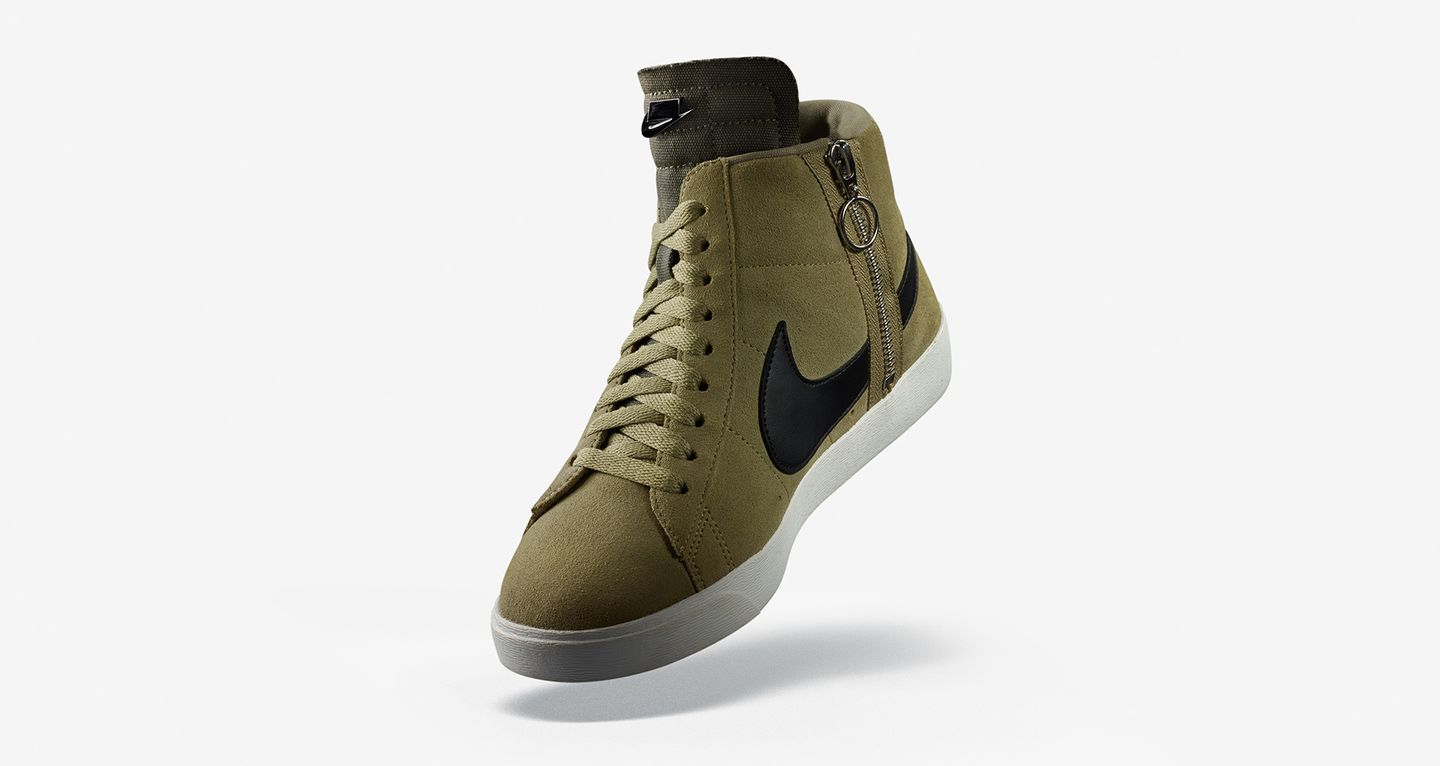 nike blazer olive