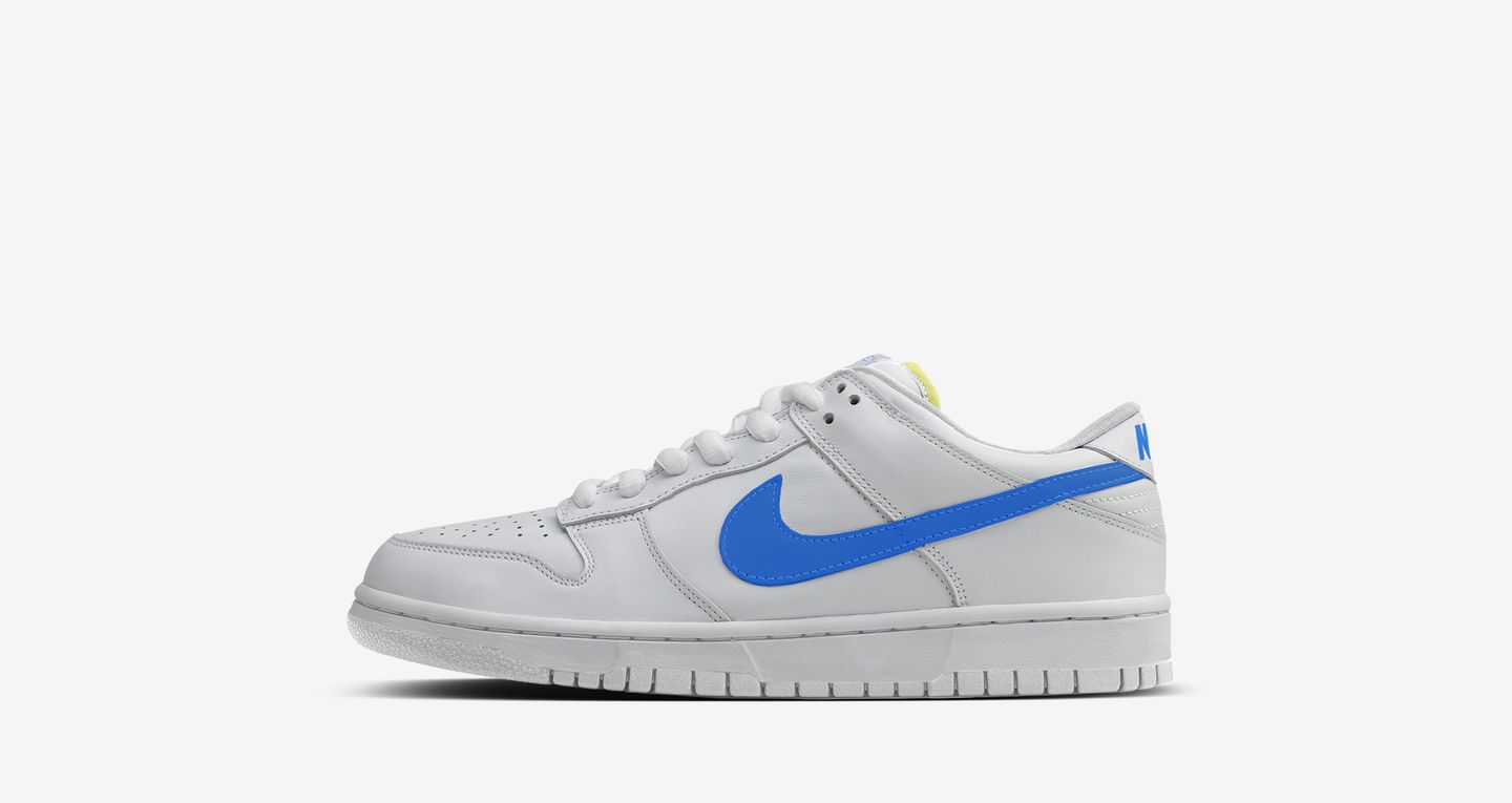 nike dunk low blanco