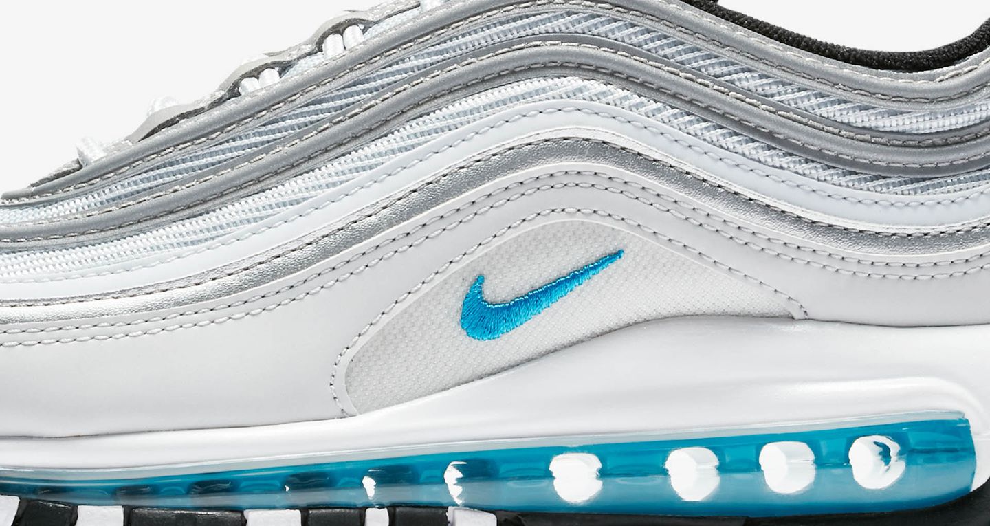 nike air max 97 silver blue