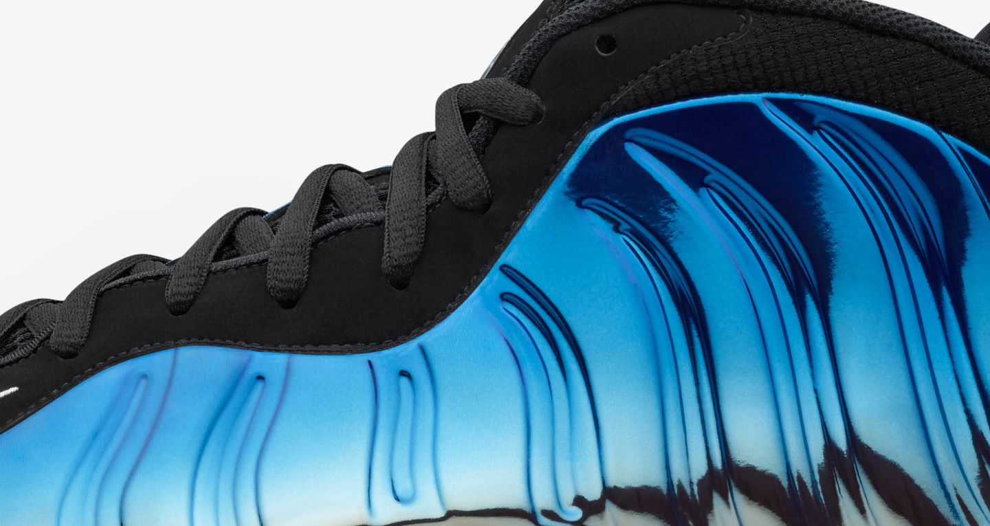 nike air foamposite Pro blue mirror