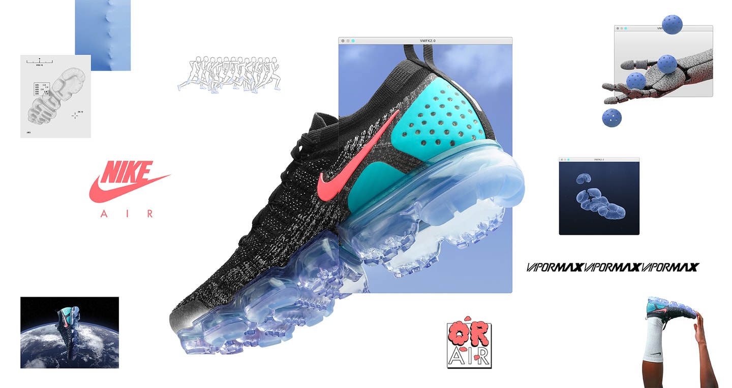 Air Vapormax 2 Gridiron Pink Blast Nike Bump