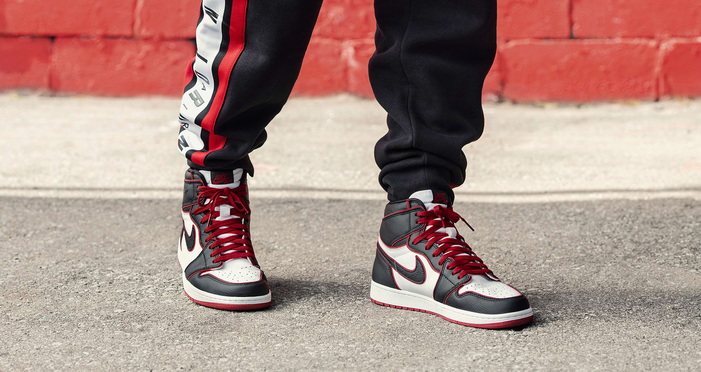 air jordan 1 high black red