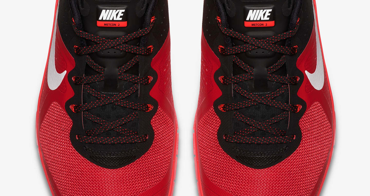 nike metcon 2 red black