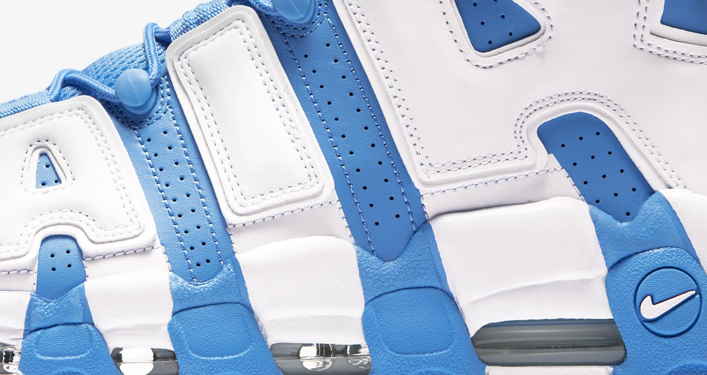 nike uptempo azzurre