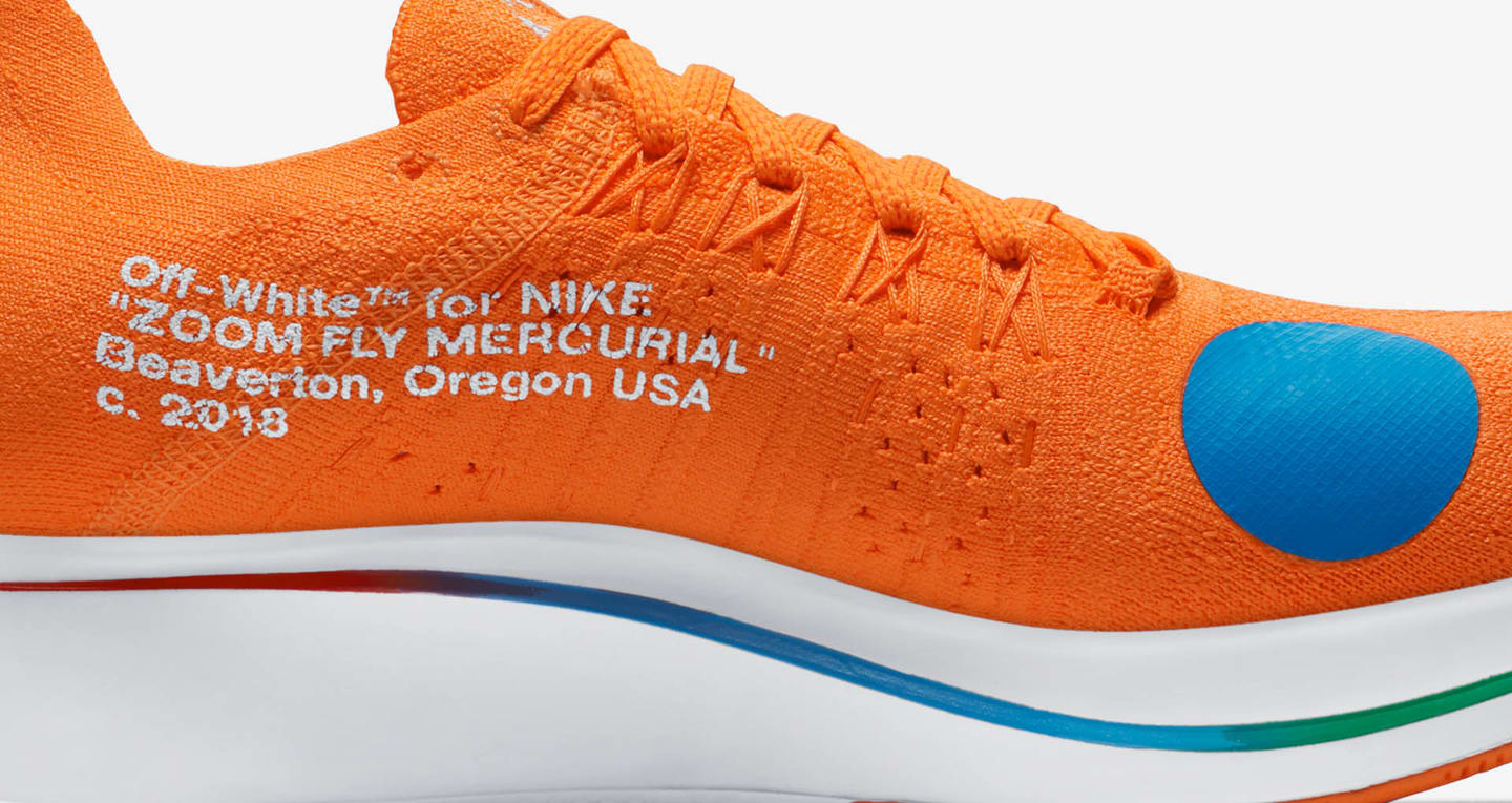 off white orange nike
