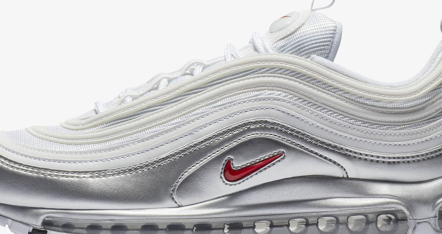 nike 97 silver white