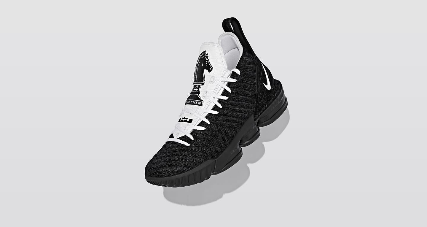 black lebron 16s