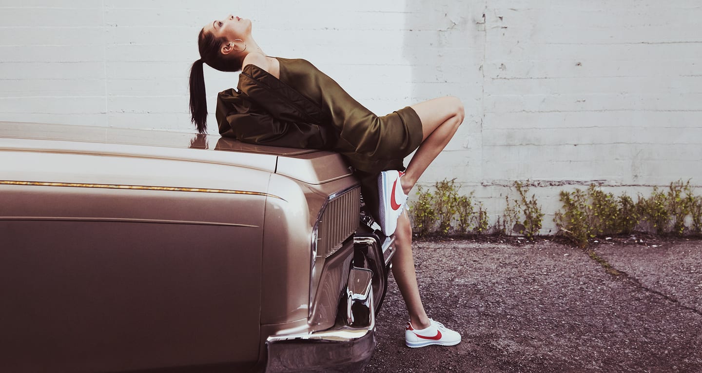 nike cortez varsity red womens