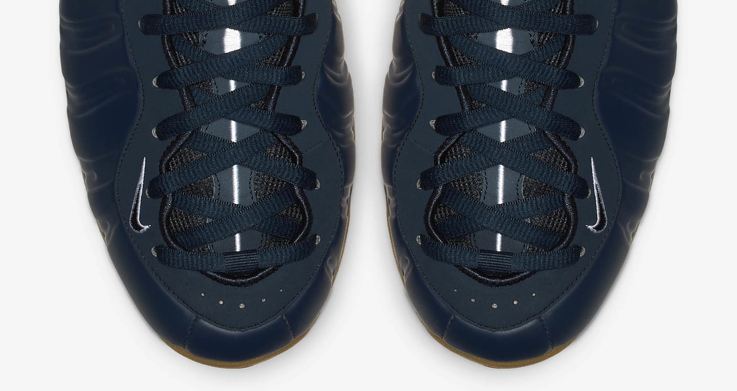 nike air foamposite navy blue