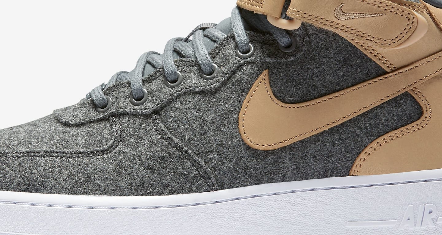 nike air force 1 07 mid leather premium wool