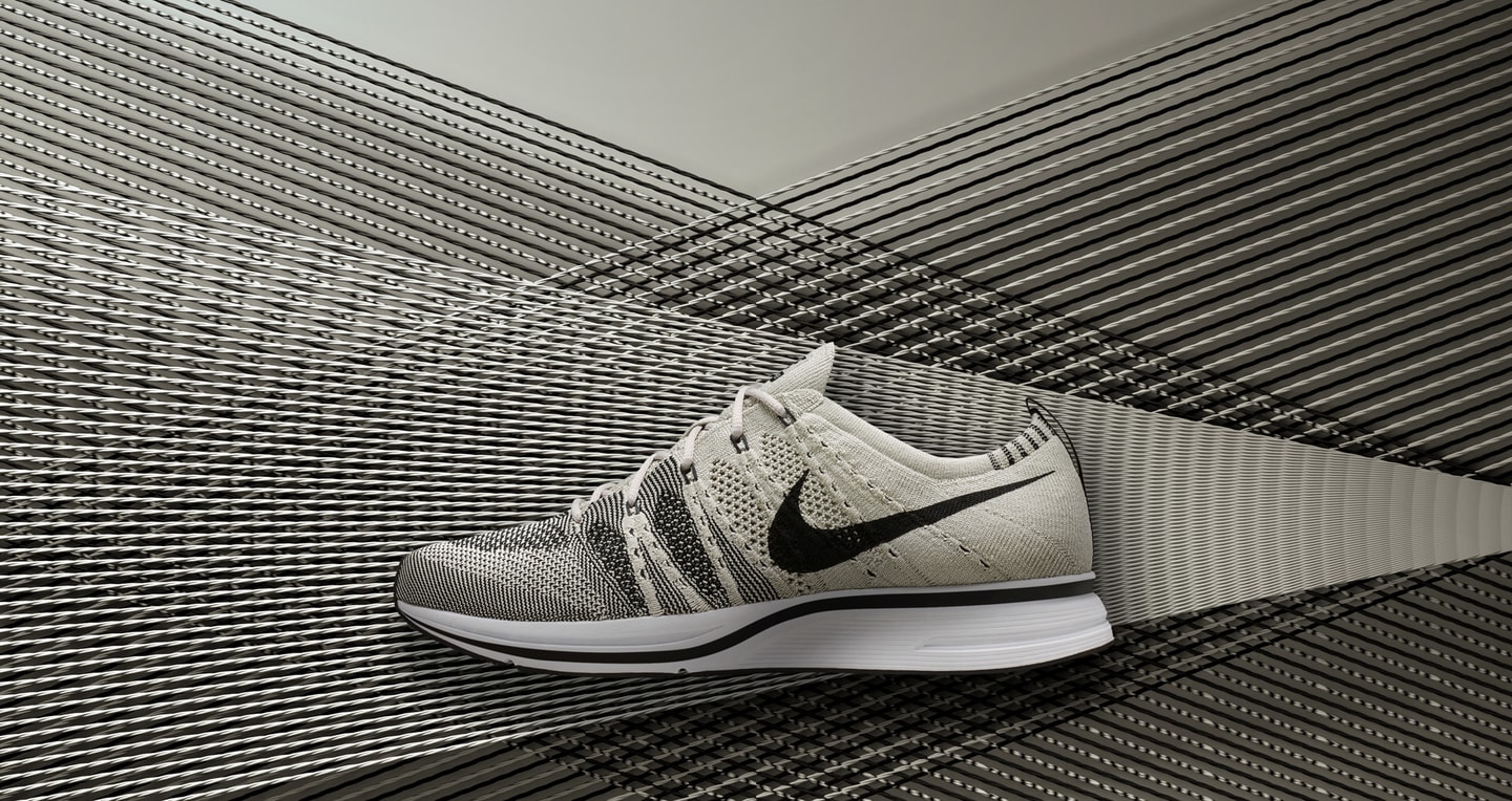 nike flyknit trainer pale gray