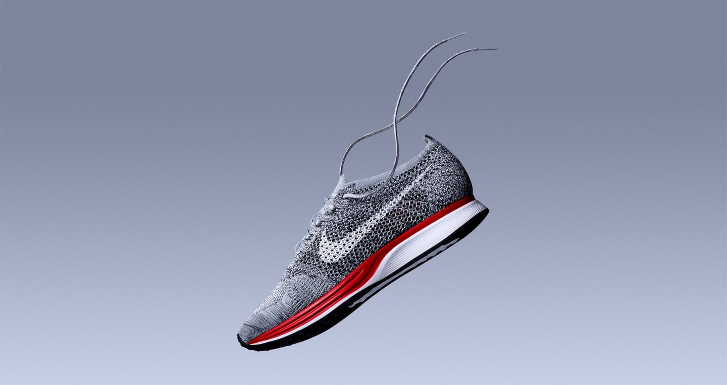 nike flyknit wolf grey