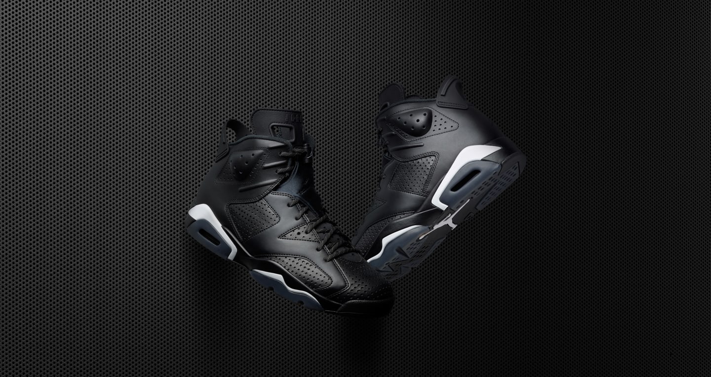 nike jordan retro 6 black