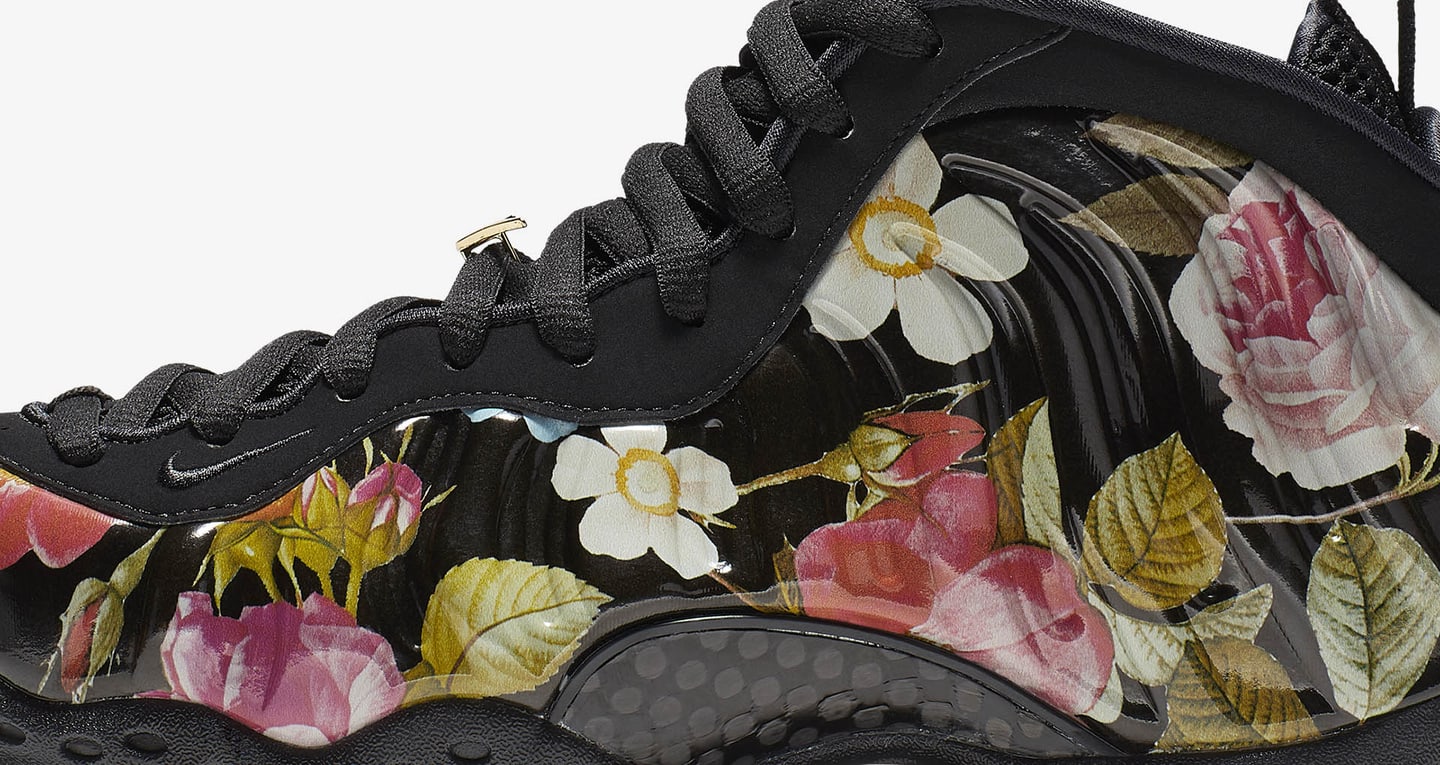 nike foamposite one floral